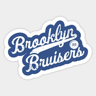 Brooklyn Bruisers - White Sticker